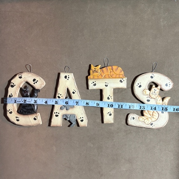 Decorative 'CATS' Wall Hanging - Picture 7 of 8